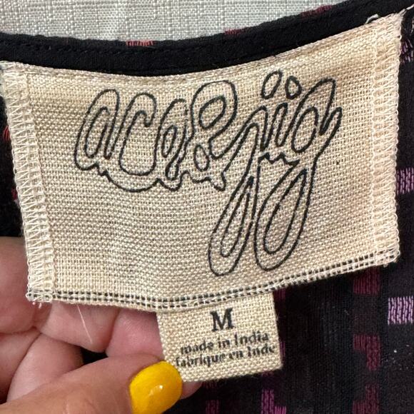 ACE & JIG Wide Leg Jumpsuit Size M Cotton Woven Romper Onesie Overalls Textile - Picture 4 of 11